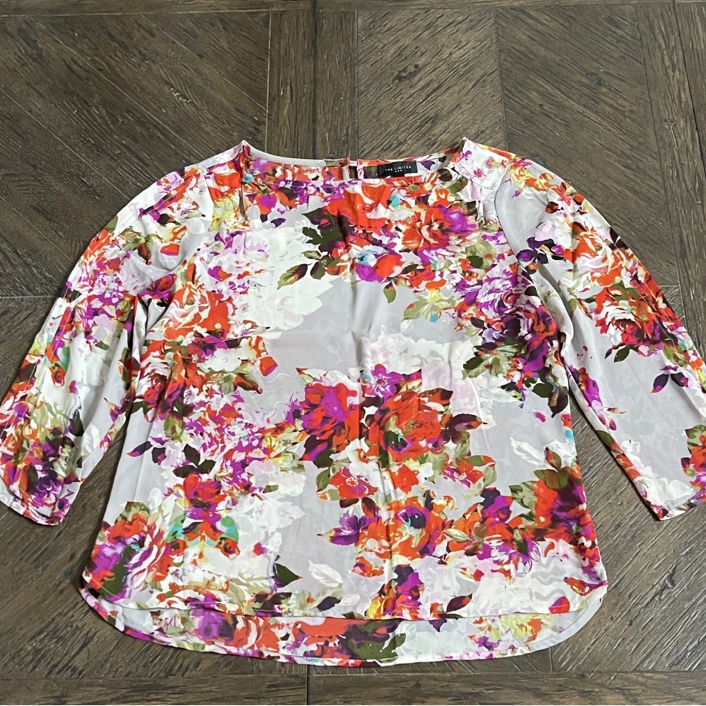 The Limited Multicolor Floral Blouse Small